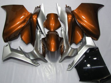 Silber Orange 2010-2016 Honda VFR 1200 Motorrad Verkleidung