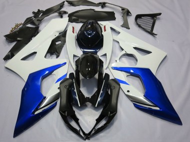 Weiß Blau Schwarz 2005-2006 Suzuki GSXR 1000 Motorrad Verkleidung