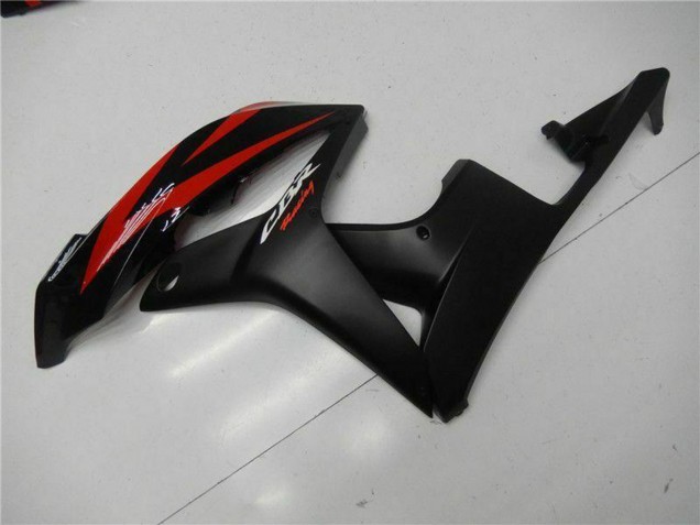 Rot Matt Schwarz mit Aufkleber 2007-2008 Honda CBR600RR Motorrad Verkleidung
