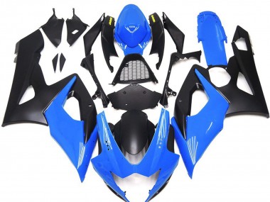 Blau Matt Schwarz Gelb 2005-2006 Suzuki GSXR 1000 Motorrad Verkleidung