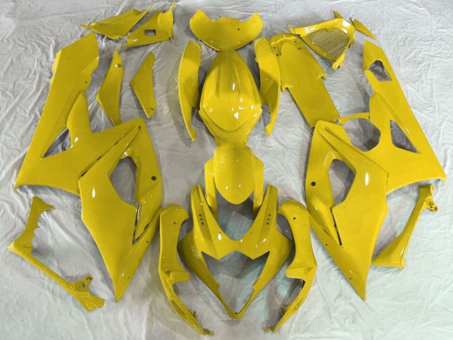 Glänzendes Gelb 2005-2006 Suzuki GSXR 1000 Motorrad Verkleidung