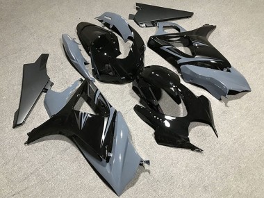 Nardo Grau Glänzendes Schwarz OEM Stil 2007-2008 Suzuki GSXR 1000 Motorrad Verkleidung