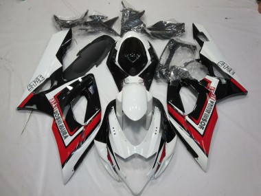 Weiß Rot Schwarz Yoshimura 2005-2006 Suzuki GSXR 1000 Motorrad Verkleidung