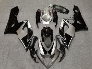 Silber Schwarz Rot 2005-2006 Suzuki GSXR 1000 Motorrad Verkleidung