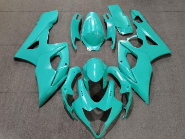 Blau Grün 2005-2006 Suzuki GSXR 1000 Motorrad Verkleidung