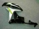 Weiß Grün Glänzendes Schwarz Hannspree 2007-2008 Honda CBR600RR Motorrad Verkleidung