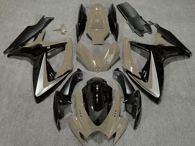 Wüstenbraun Silber Glänzendes Schwarz OEM Stil 2006-2007 Suzuki GSXR 600 / GSXR 750 Motorrad Verkleidung