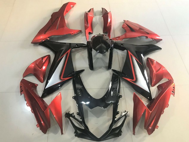 Orange Silber Glänzendes Schwarz 2011-2024 Suzuki GSXR 600 / GSXR 750 Motorrad Verkleidung