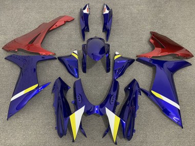Blau Rot Weiß Gelb 2011-2024 Suzuki GSXR 600 / GSXR 750 Motorrad Verkleidung