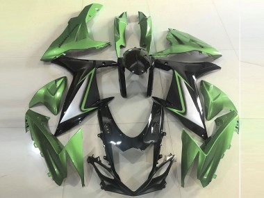 Grün Glänzendes Schwarz 2011-2024 Suzuki GSXR 600 / GSXR 750 Motorrad Verkleidung