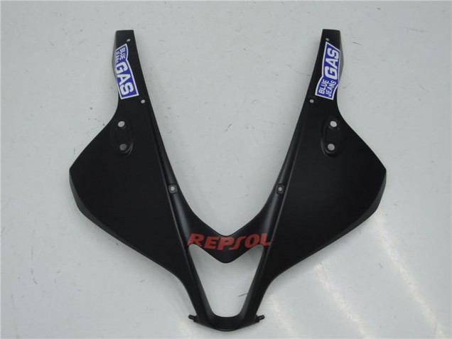 Matt Schwarz Silber Grau Repsol 2007-2008 Honda CBR600RR Motorrad Verkleidung