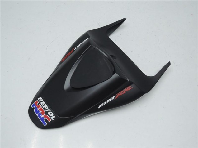 Matt Schwarz Silber Grau Repsol 2007-2008 Honda CBR600RR Motorrad Verkleidung