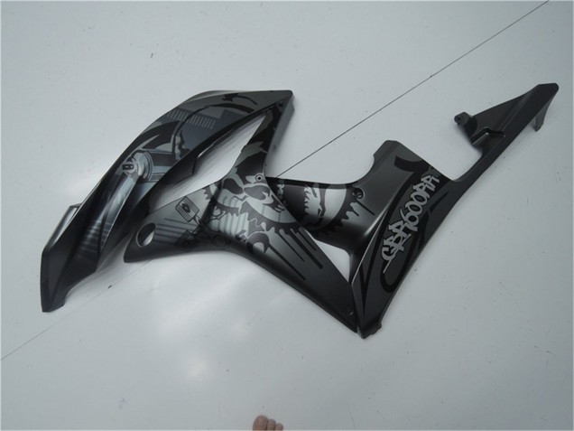 Matt Schwarz Graffiti 2007-2008 Honda CBR600RR Motorrad Verkleidung