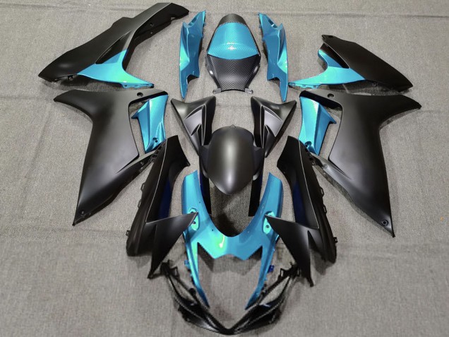Hellblau Matt Schwarz 2011-2024 Suzuki GSXR 600 / GSXR 750 Motorrad Verkleidung