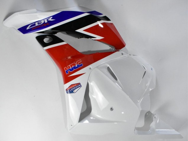 Weiß Rot Blau 2009-2012 Honda CBR600RR Motorrad Verkleidung Kit