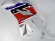 Weiß Rot Blau 2009-2012 Honda CBR600RR Motorrad Verkleidung Kit