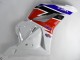 Weiß Rot Blau 2009-2012 Honda CBR600RR Motorrad Verkleidung Kit