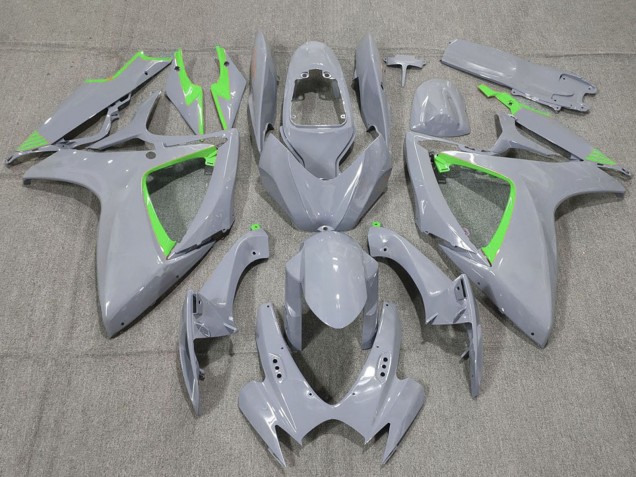 Nardo Grau und Grünmen 2006-2007 Suzuki GSXR 600 / GSXR 750 Motorrad Verkleidung