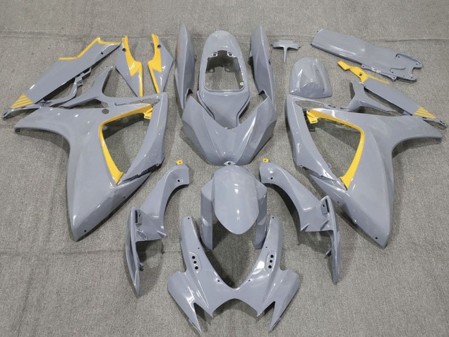 Nardo Grau und Gelbmen 2006-2007 Suzuki GSXR 600 / GSXR 750 Motorrad Verkleidung