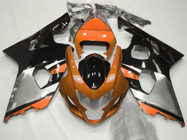 Orange Silber Schwarz 2004-2005 Suzuki GSXR 600 / GSXR 750 Motorrad Verkleidung