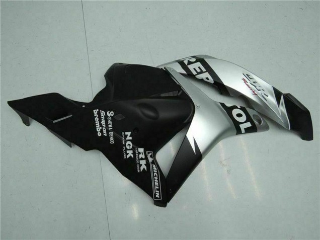 Silber Matt Schwarz Repsol 2009-2012 Honda CBR600RR Motorrad Verkleidung