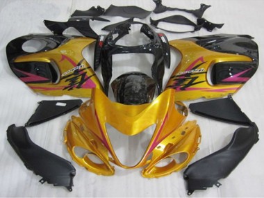 Gold Schwarz 2008-2020 Suzuki GSXR 1300 Motorrad Verkleidung