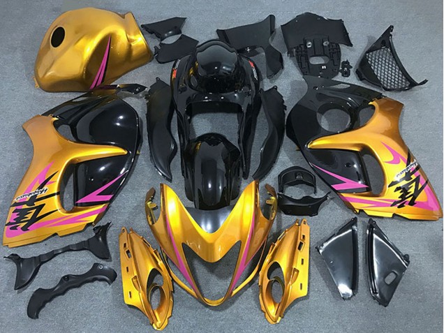 Gold Rosa Schwarz 2008-2020 Suzuki GSXR 1300 Motorrad Verkleidung