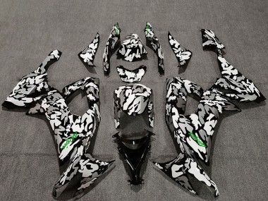Camouflage Grün Aufkleber 2008-2010 Kawasaki ZX10R Motorrad Verkleidung