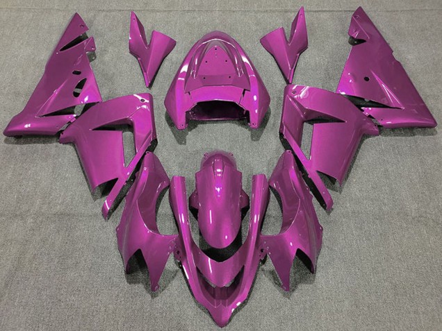 Glänzendes Lila 2004-2005 Kawasaki ZX10R Motorrad Verkleidung