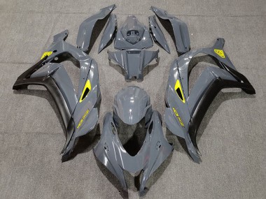 Nardo Grau Schwarz Gelb 2016-2020 Kawasaki ZX10R Motorrad Verkleidung