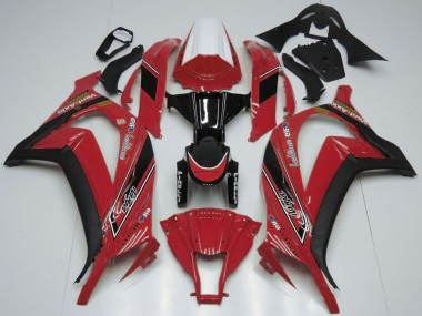 Weiß Rot Glänzendes Schwarz OEM Stil 2011-2015 Kawasaki ZX10R Motorrad Verkleidung