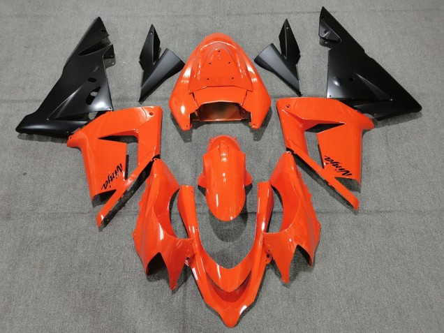Orange Schwarz 2004-2005 Kawasaki ZX10R Motorrad Verkleidung