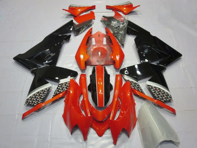 Rot Schwarz 2004-2005 Kawasaki ZX10R Motorrad Verkleidung