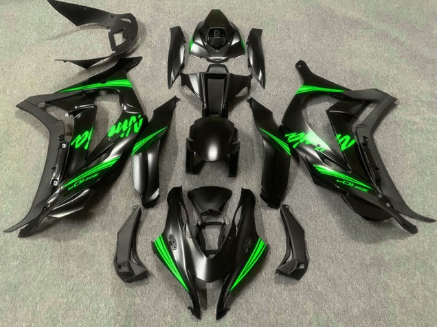 Matt Schwarz Grün Ninja 2016-2020 Kawasaki ZX10R Motorrad Verkleidung