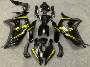 Matt Schwarz Gelb Ninja 2016-2020 Kawasaki ZX10R Motorrad Verkleidung