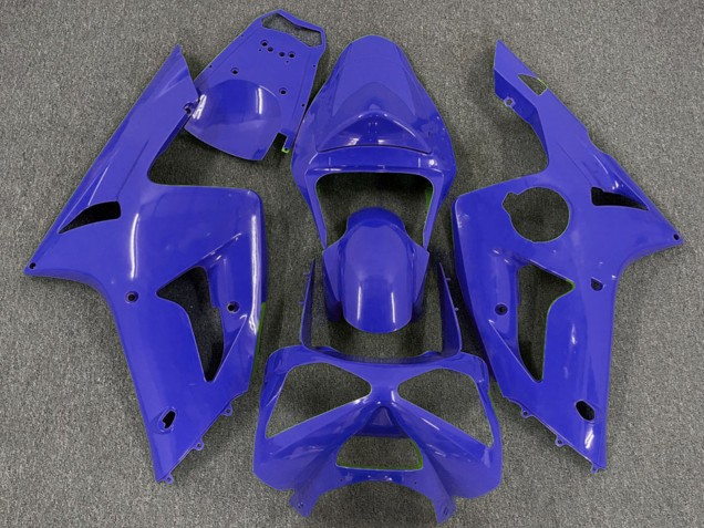 Blau 2003-2004 Kawasaki ZX6R Motorrad Verkleidung