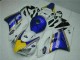 Weiß Blau Gelb Rothmans 2004-2005 Honda CBR1000RR Motorrad Verkleidung