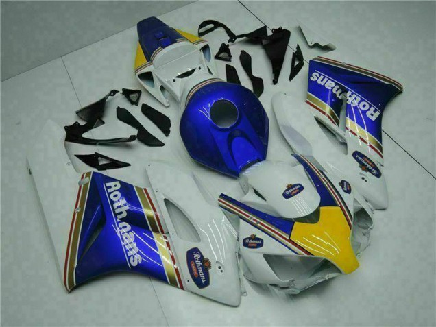 Weiß Blau Gelb Rothmans 2004-2005 Honda CBR1000RR Motorrad Verkleidung