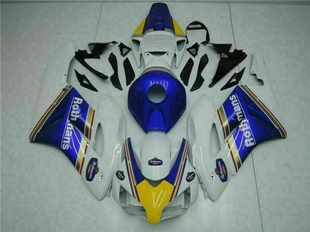 Weiß Blau Gelb Rothmans 2004-2005 Honda CBR1000RR Motorrad Verkleidung