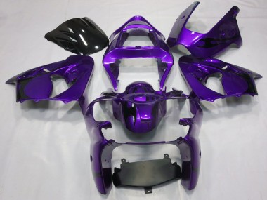Lila 2000-2002 Kawasaki ZX6R Motorrad Verkleidung
