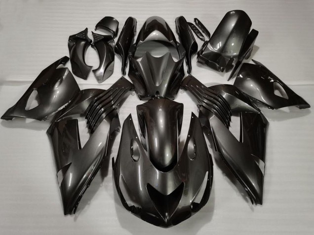 Glänzendes Schwarz 2006-2011 Kawasaki ZX14R Motorrad Verkleidung