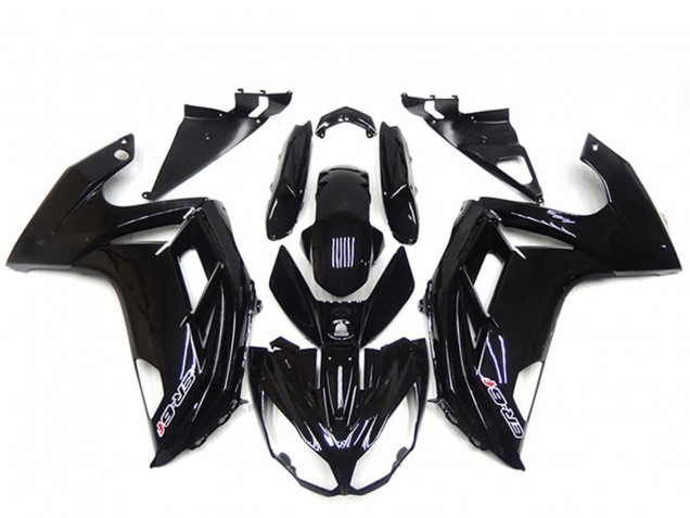 Glanzendes Schwarz 2012-2014 Kawasaki Ninja ER6F Motorrad Verkleidung
