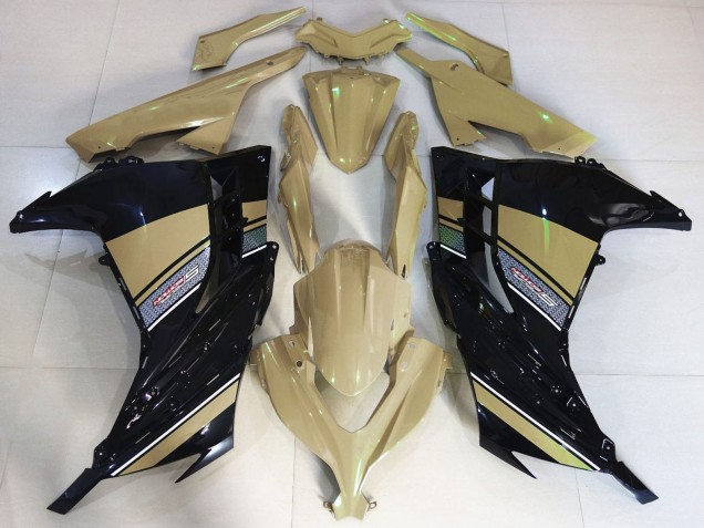 Wüstenbraun Schwarz 2013-2024 Kawasaki Ninja 300 Motorrad Verkleidung