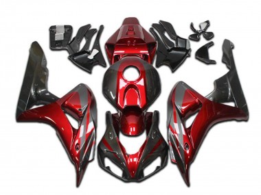 Rot Grau Glänzendes Schwarz 2004-2005 Honda CBR1000RR Motorrad Verkleidung