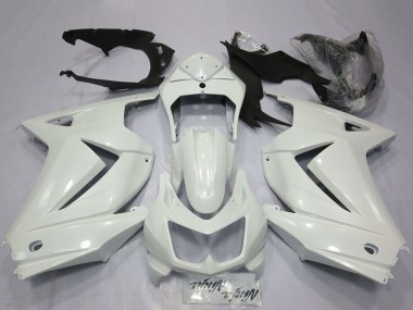 Glänzendes Weiß 2008-2012 Kawasaki Ninja 250 Motorrad Verkleidung