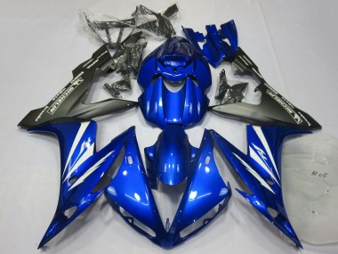Blau Weiß Matt Schwarz 2004-2006 Yamaha R1 Motorrad Verkleidung