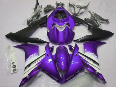 Lila Weiß Matt Schwarz 2004-2006 Yamaha R1 Motorrad Verkleidung
