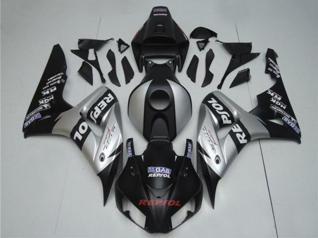 Silber Glänzendes Schwarz Repsol 2004-2005 Honda CBR1000RR Motorrad Verkleidung