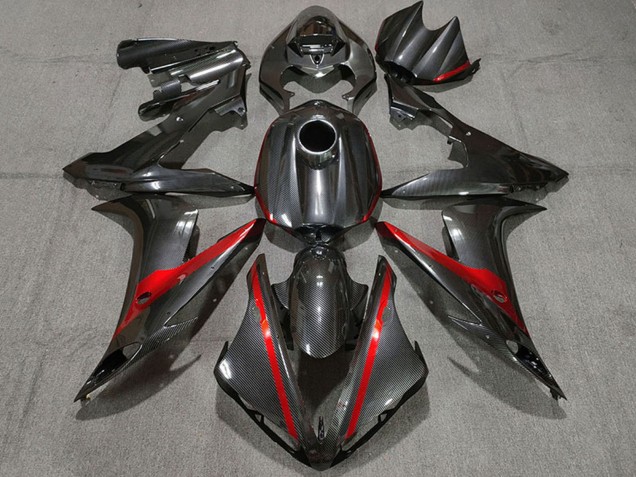 Carbonfaser Stil Rot 2004-2006 Yamaha R1 Motorrad Verkleidung