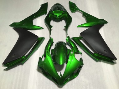 Grün Matt Schwarz 2007-2008 Yamaha R1 Motorrad Verkleidung